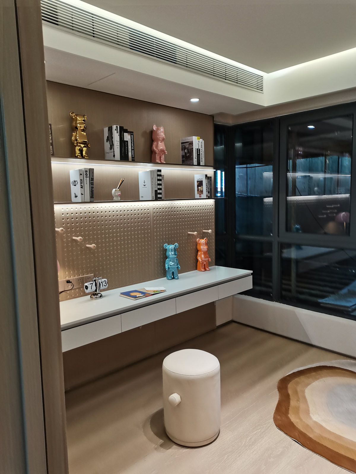 淮北.華松籣墅香汐高層C戶(hù)型現(xiàn)代簡(jiǎn)約風(fēng)樣板間裝飾裝修項(xiàng)目(圖7)